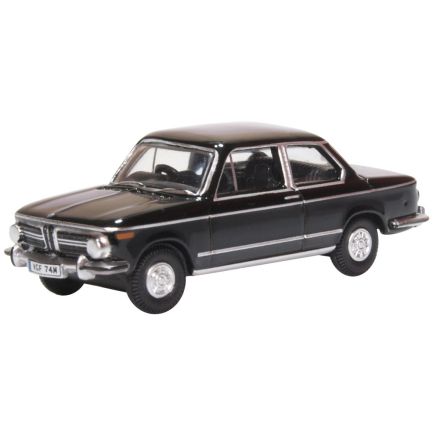 Oxford Diecast 76BM020 OO Gauge BMW 2002 Black