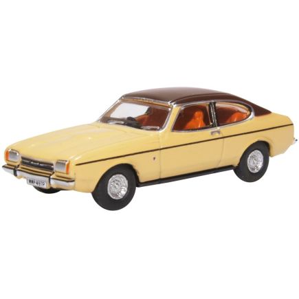 Oxford Diecast 76CPR002 OO Gauge Sahara Beige Ford Capri Mk2