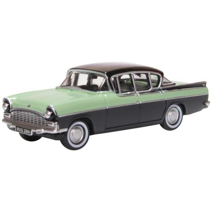 Oxford Diecast 76CRE011 OO Gauge Vauxhall Cresta Versailles Green and Black