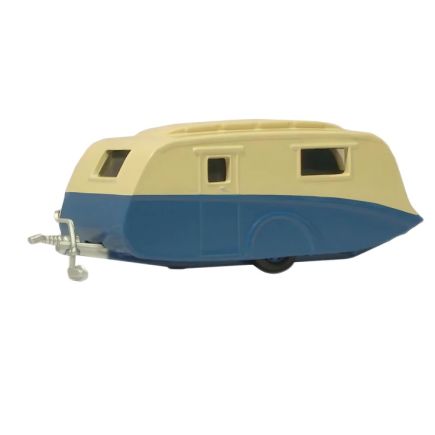 Oxford Diecast 76CV002 OO Gauge Caravan Cream And Blue