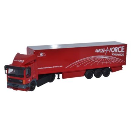 Oxford Diecast 76DAF002 OO Gauge DAF 85 2 Axle 40ft Box Trailer Parcelforce