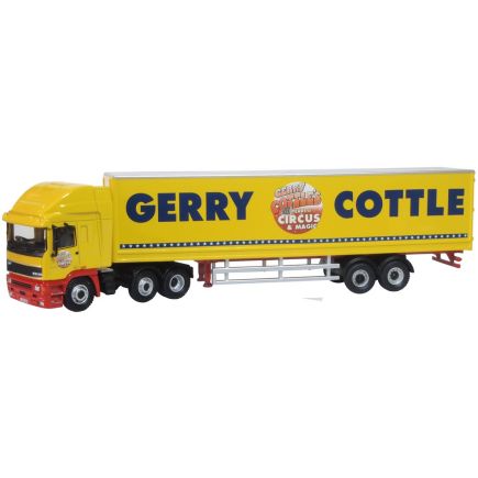 Oxford Diecast 76EC004 OO Gauge ERF EC Box Trailer Gerry Cottle's Circus