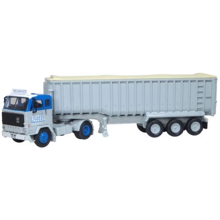 Oxford Diecast 76F88001 OO Gauge Volvo F88 Tipper Russell of Bathgate