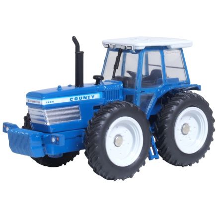 Oxford Diecast 76FCT001 OO Gauge Ford County Tractor Blue