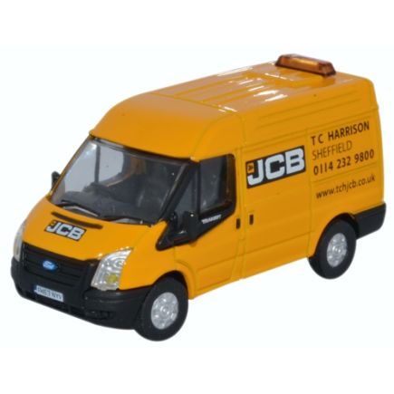 Oxford Diecast 76FT027 OO Gauge Ford Transit SWB Medium Roof JCB