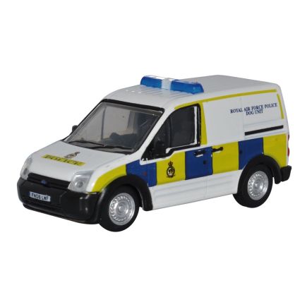 Oxford Diecast 76FTC012 OO Gauge Ford Transit Connect RAF Police Dog Unit