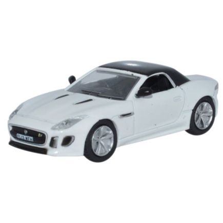 Oxford Diecast 76FTYP002 OO Gauge Jaguar F Type Polaris white