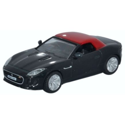 Oxford Diecast 76FTYP007 OO Gauge Jaguar F Type Ultimate Black