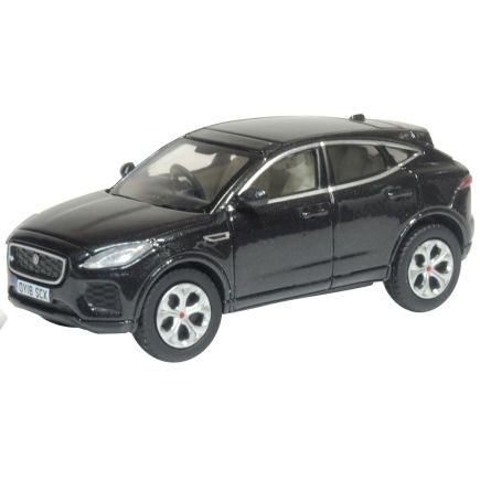 Oxford Diecast 76JEP003 OO Gauge Jaguar E Pace Santorini Black