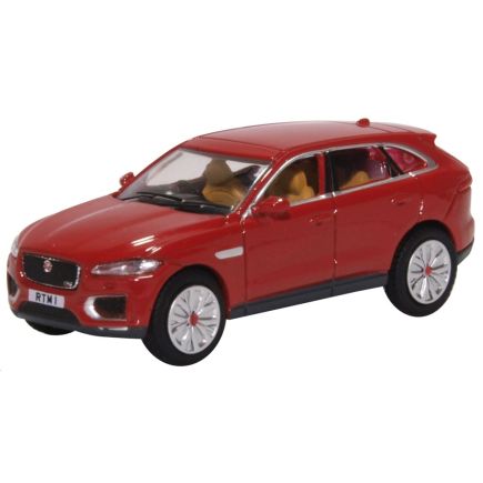 Oxford Diecast 76JFP003 OO Gauge Jaguar F Pace Italian Racing Red