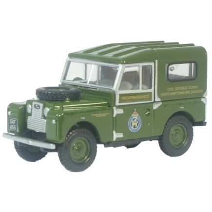 Oxford Diecast 76LAN188001 OO Gauge Civil Land Rover Defence
