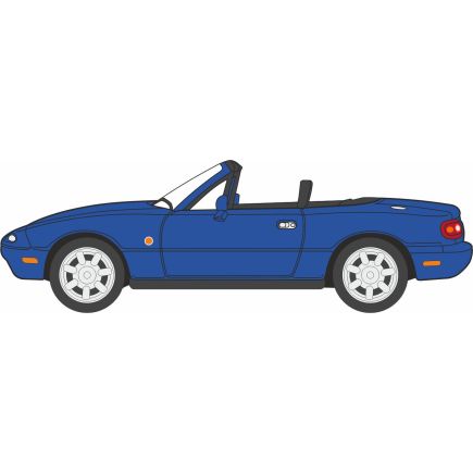 Oxford Diecast 76MAZ003 OO Gauge Mazda MX5 (Open) Mariner Blue