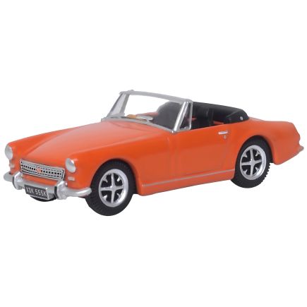 Oxford Diecast 76MGM001 OO Gauge MG Midget MkIII Blaze Orange