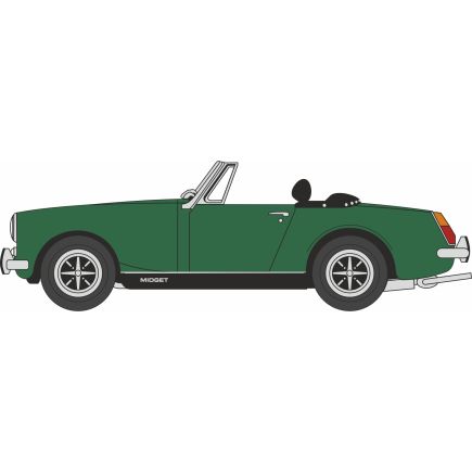 Oxford Diecast 76MGM003 OO Gauge MG Midget MkIII British Racing Green