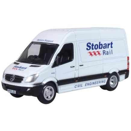 Oxford Diecast 76MSV002 OO Gauge Mercedes Sprinter Van Stobart Rail