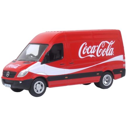 Oxford Diecast 76MSV007CC OO Gauge Mercedes Sprinter Coca Cola