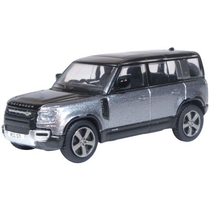 Oxford Diecast 76ND110X002 OO Gauge Land Rover Defender 110X Eiger Grey