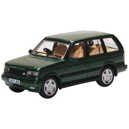 Oxford Diecast 76P38003 OO Gauge Range Rover P38 Epsom Green