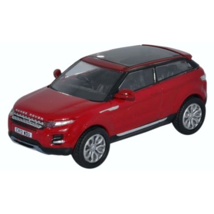 Oxford Diecast 76RR005 OO Gauge Range Rover Evoque Firenze Red