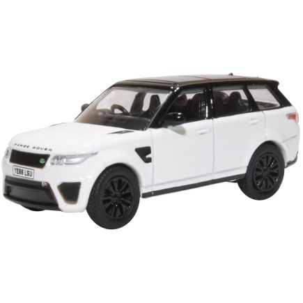 Oxford Diecast 76RRS004 OO Gauge Range Rover Sport SVR Fuji White