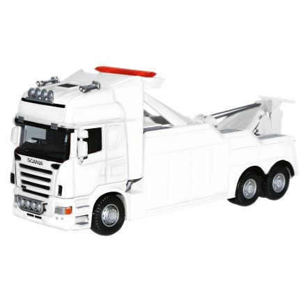 Oxford Diecast 76SCA03REC OO Gauge Scania Topline Recovery Truck Unpainted White