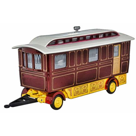 Oxford Diecast 76SCV001 OO Gauge Showman's Caravan Maroon