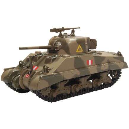 Oxford Diecast 76SM005 OO Gauge Sherman MkIII Tank 17th/21st Lancers 6th Army Tunisia