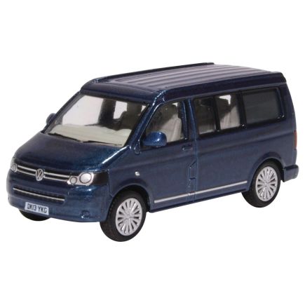 Oxford Diecast 76T5C001 OO Gauge VW T5 California Camper Metallic Night Blue