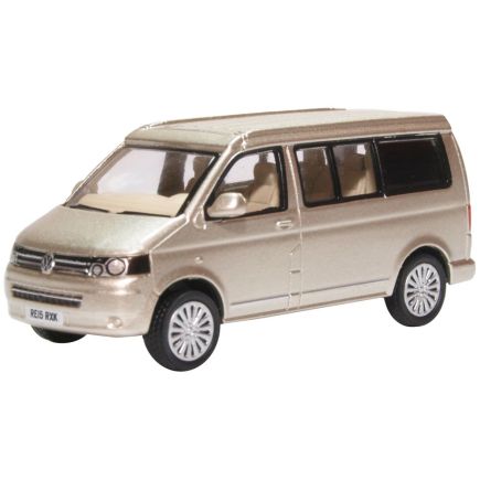 Oxford Diecast 76T5C003 OO Gauge VW T5 Camper Sand Beige