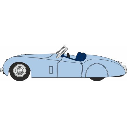 Oxford Diecast 76XK120007 OO Gauge Jaguar XK120 Pastel Blue