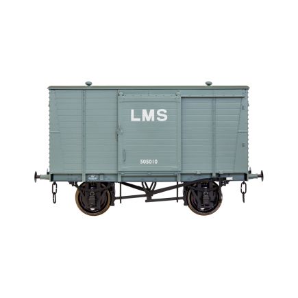 Dapol 7F-065-001 O Gauge LMS Standard 12 Ton Van LMS Grey 505010