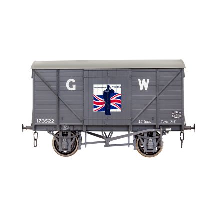 Dapol 7F-066-010 O Gauge GW Standard 12 Ton Van VE Day 80th Anniversary Navy