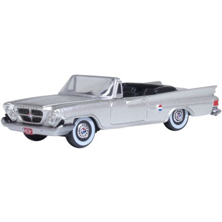 Oxford Diecast 87CC61007 HO Gauge Chrysler 300G Convertible Open Sheffield Silver
