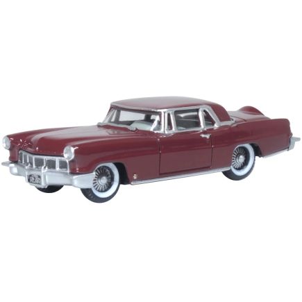 Oxford Diecast 87LC56005 HO Scale 1956 Continental Mk2 Dark Red