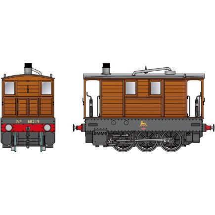 Rapido 916005 O Gauge LNER J70 0-6-0 Tram 68219 BR Early Crest Without Side Skirts And Cowcatchers