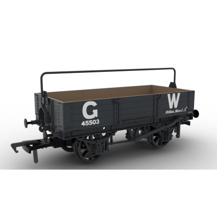 Rapido 925016 OO Gauge GW Diagram O21 Four Plank Open Wagon 45503 23 Inch Numbers