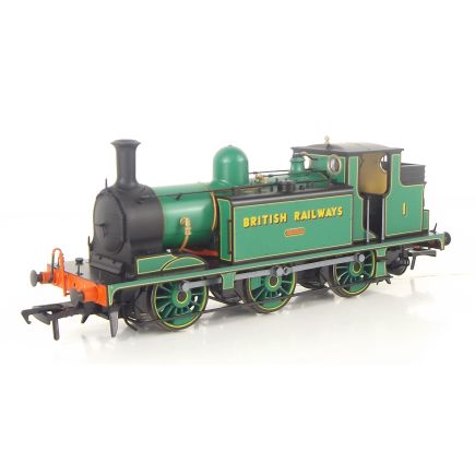 Rapido 936512 OO Gauge SR E1 0-6-0 Tank 1 'Medina' BR Green Sunshine Lettering DCC Sound Fitted