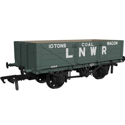 Rapido 950014 OO Gauge LNWR D90 4 Plank Open Wagon LNWR Grey Loco Coal No.54343