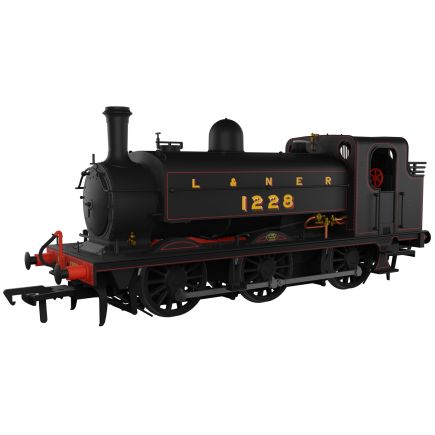 Rapido 958003 OO Gauge LNER J52 0-6-0 1228 LNER Black Red Lining