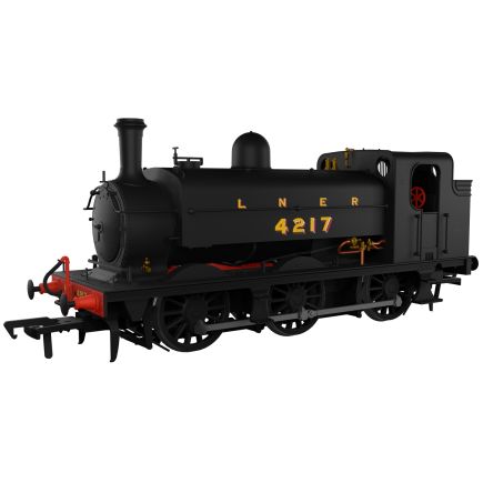 Rapido 958505 OO Gauge LNER J52 0-6-0 4217 LNER Black Shaded Lettering DCC Sound Fitted