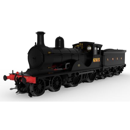 Rapido 959508 OO Gauge LNER D40 4-4-0 6915 LNER Plain Black DCC Sound Fitted