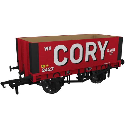 Rapido 967425 OO Gauge RCH 1907 10 Ton 7 Plank Open Wagon Wm. Cory & Son Ltd. No.2427