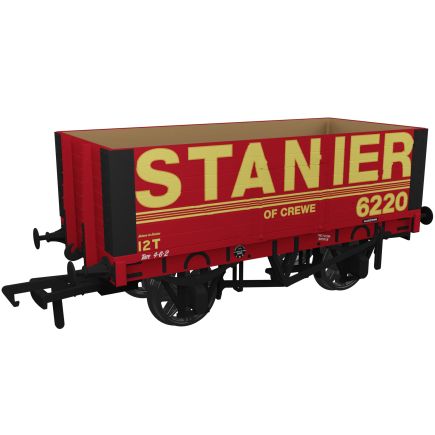 Rapido 967427 OO Gauge RCH 1907 10 Ton 7 Plank Open Wagon Stanier of Crewe No.6220