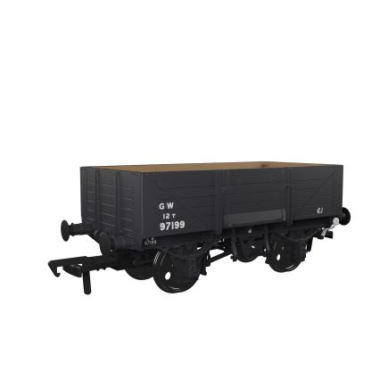 Rapido 971007 OO Gauge GW Diagram O18 5 Plank Wagon Post 1936 GW Grey No.97199