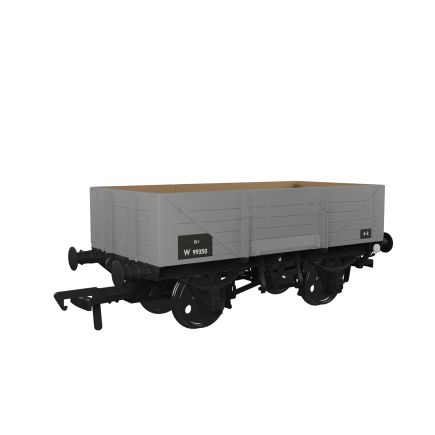 Rapido 971015 OO Gauge GW Diagram O18 5 Plank Wagon BR Grey W99350