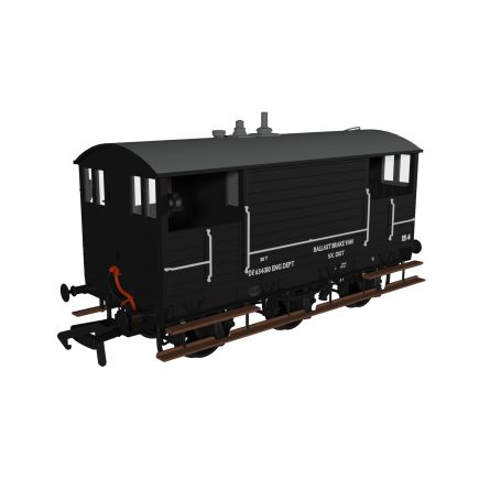 Rapido 975015 OO Gauge GCR 15 Ton 6 Wheeled Brake Van BR Bauxite DE634310