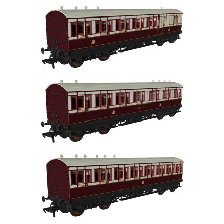 Rapido 978107 OO Gauge Caledonian Evolution Non Corridor Carriage Pack