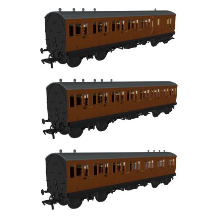 Rapido 978125 OO Gauge London Transport Evolution Non Corridor Carriage Pack