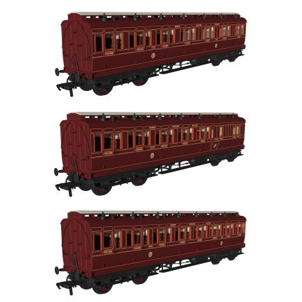Rapido 978149 OO Gauge NER Evolution Non Corridor Carriage Pack