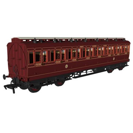 Rapido 978151 OO Gauge NER Evolution Non Corridor Third Coach No.540